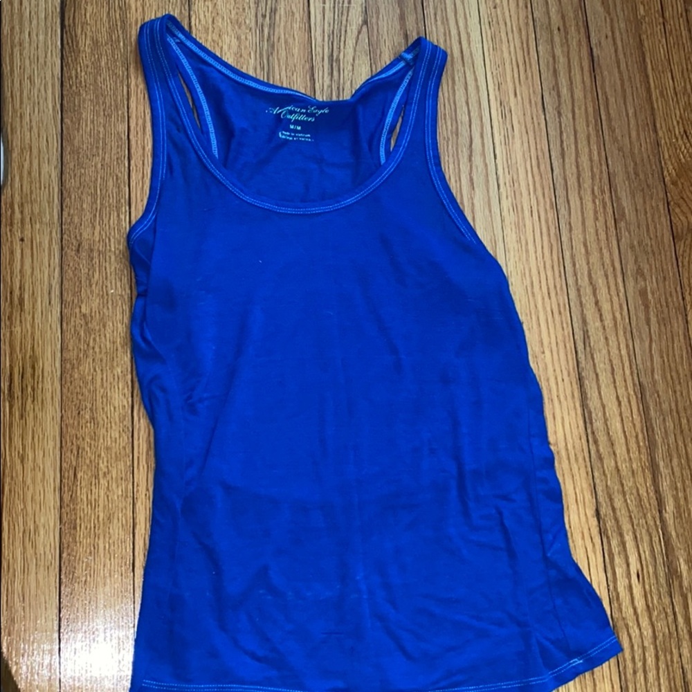 Blue tank top